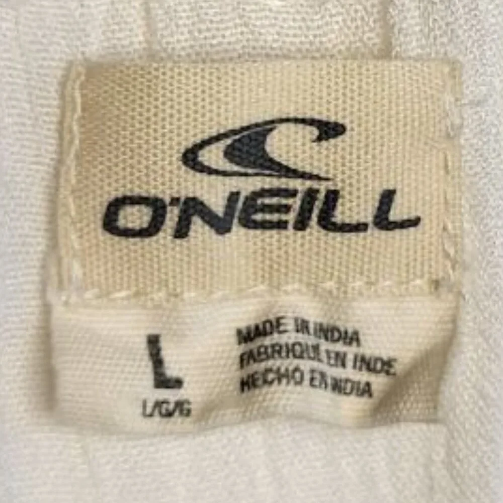 O'NEILL Swim Coverup Sheer White Tank Dress Size L - Large - Picture 5 of 7